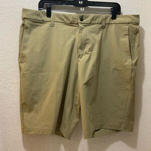 Lululemon Commission Shorts Men's 38 Golf Performance Tan 10" Inseam
